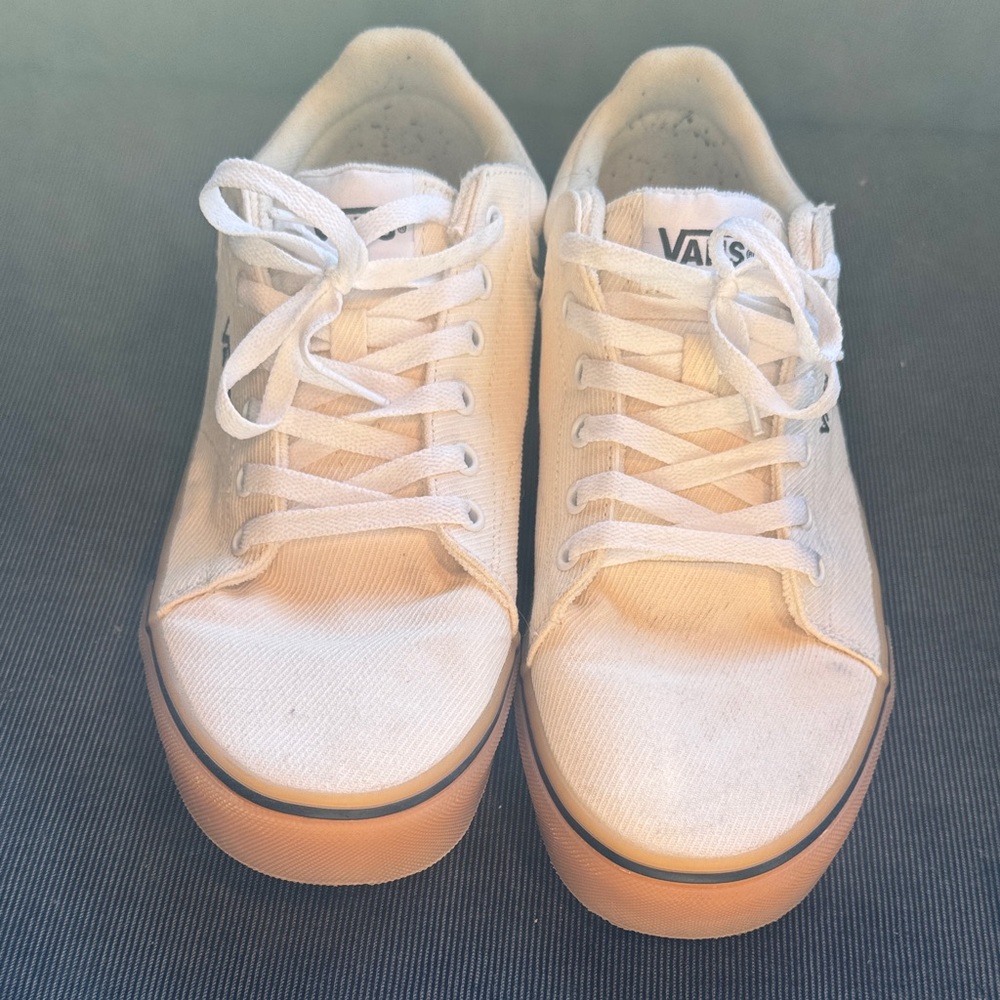 Vans Cream Canvas Gum Soles